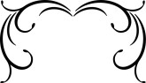 Curled Line Embrace Accent