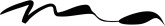 Black Calligraphy Brushstroke Divider