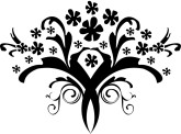 Black Flower Bouquet