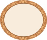 Gold Oval Border