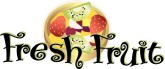 Favorite Foods Fresh Fruit Word Art
