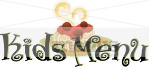 Kids Menu Icons