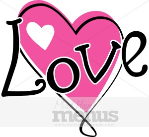 Twisting Love Heart Valentine Image
