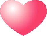 Shining Heart Valentine Image