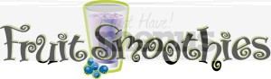 Favorite Foods Fruit Smoothies Word Art