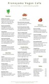 Vegetarian Menu Template