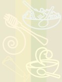 Food Icons Menu Background
