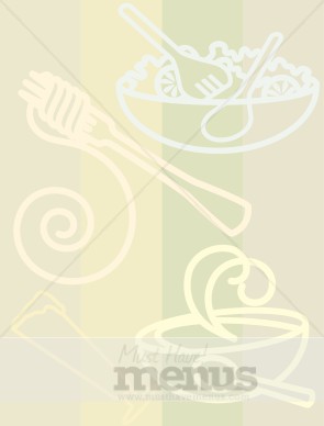 Food Icons Menu Background