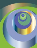 Metallic Bullseye Swirls Menu Background