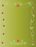 Rose Garland Menu Background