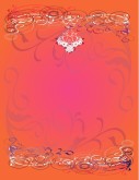 Pink Glow with Chandelier Menu Background