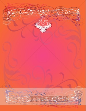 Pink Glow with Chandelier Menu Background