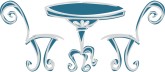 Cafe Seating Clipart
