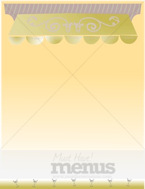 Whimsical Awning Background