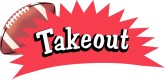 Takeout Football Menu Courses Word Art