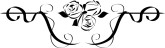 Rose Trio Flourish Accent