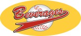 Beverages Basball Pennant Word Art