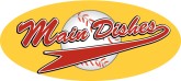 Main Dishes Basball Pennant Word Art