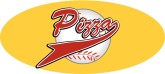 Pizza Basball Pennant Word Art