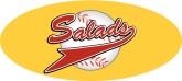 Salads Basball Pennant Word Art