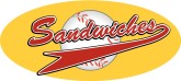 Sandwiches Basball Pennant Word Art