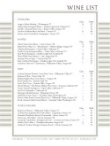 Restaurant Wine List Template