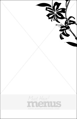 elegant black and white border design