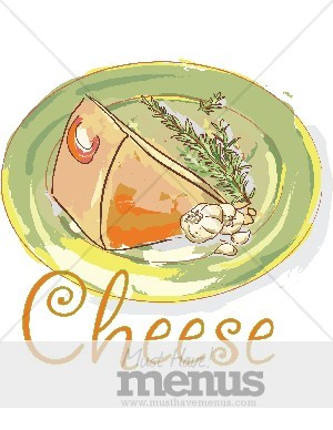 Cheese Watercolor Word Art