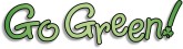 Go Green Clipart
