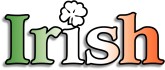 Irish Shamrock Word Art