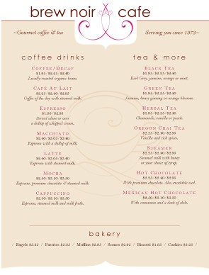Customize Brew Coffee House