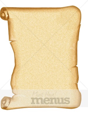 parchment scroll scroll menu background
