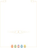 Curlicue Ribbons and Easter Eggs