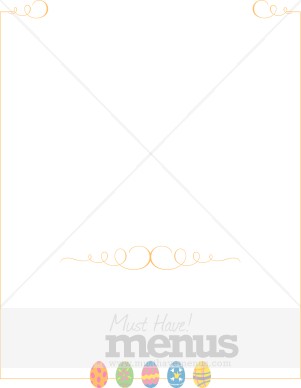 Curlicue Ribbons and Easter Eggs