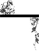 Two Part Lily Silhouette