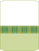 Plaid Banded Green Bottom