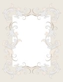 Pastel Vintage Floral Frame