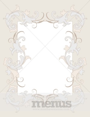 Pastel Vintage Floral Frame