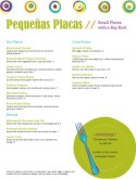 Small Plates Tapas Menus