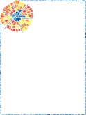 Sunburst Tile Mosaic