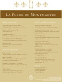 Fleur De Lis French Menu
