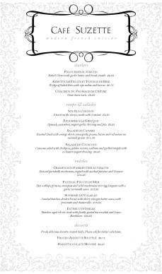 Customize Rococo French Menu Long