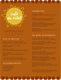 French Riviera Menu
