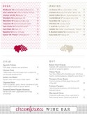 Dotted Grape Wine Bar Menu