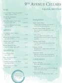 Watercolor Wine Bar Menu