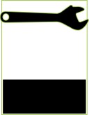 Wrench Silhouette Border