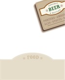Beer Food Labels Background
