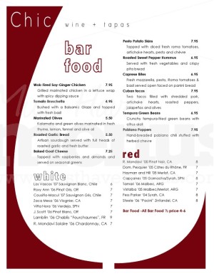 goblet wine bar menu template bar menus wine menu template