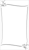 Spring Bird Ribbon Border