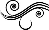 Flowing Art Deco Line Accent